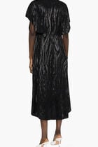 WOODGRAIN LUREX DRESS