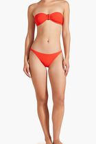 Jacquard Vichy Bandeau Bikini Top Jacquard Vichy Bandeau Bikini Top