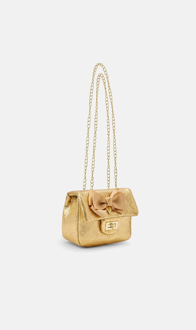 SKYLA METALLIC BAG GOLD