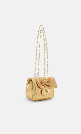 SKYLA METALLIC BAG GOLD