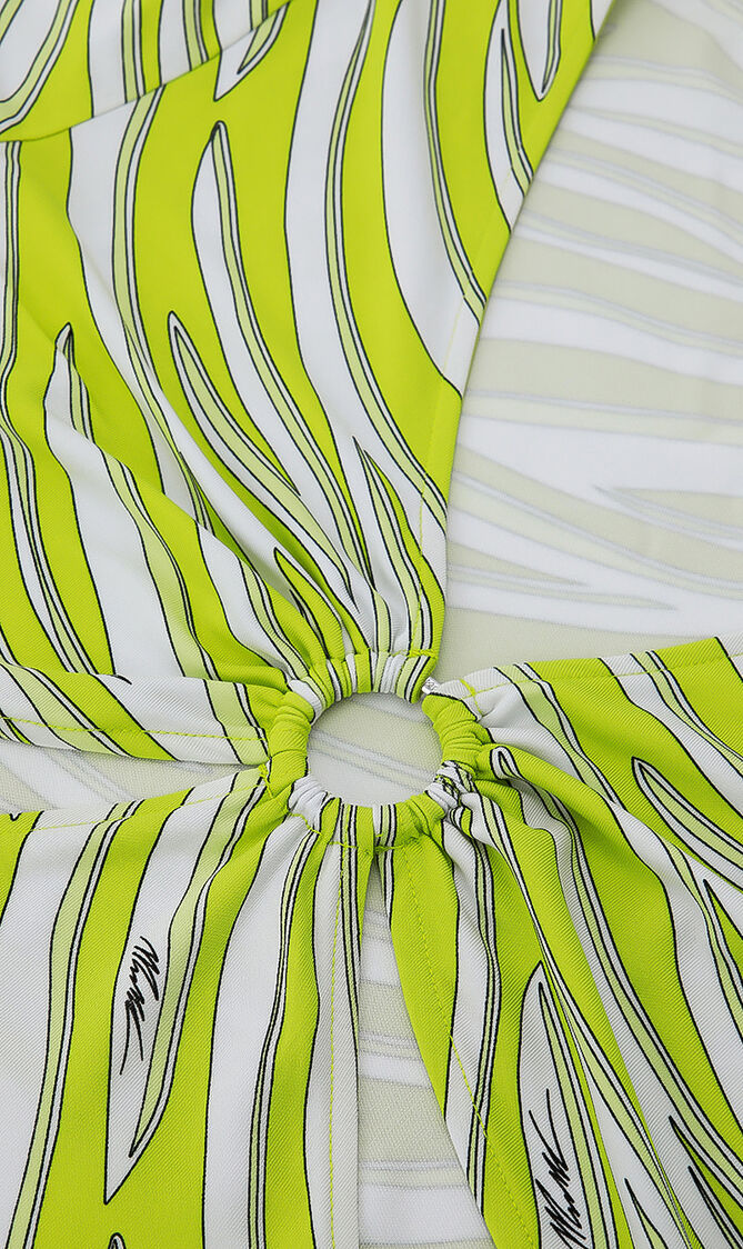 Zebra O Ring maxi dress