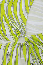 Zebra O Ring maxi dress