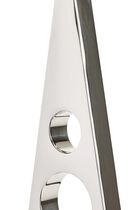 JNR BERLIN ANDIRONS - NICKEL JNR BERLIN ANDIRONS - NICKEL