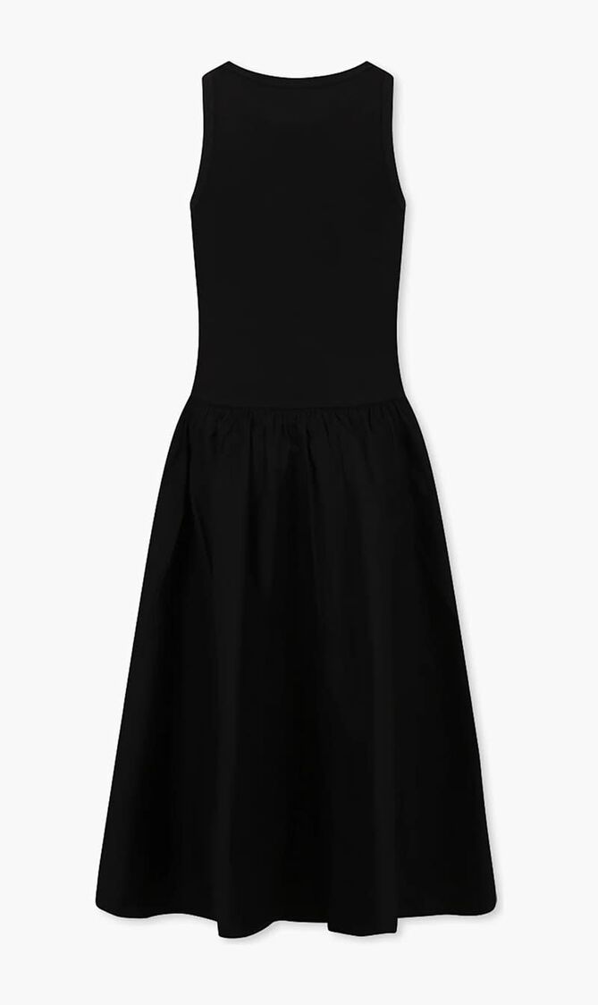 Black Dress For Girl With Logo