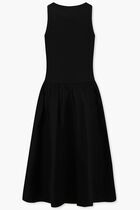 Black Dress For Girl With Logo