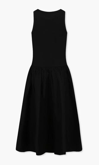 Black Dress For Girl With Logo