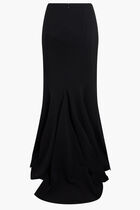 STR WOOL FISHTAIL SKIRT