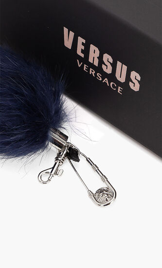 Versus Fur Bag Charm