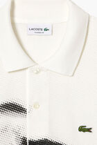 Original L.12.12 Rene Lacoste Print Polo Shirt Original L.12.12 Rene Lacoste Print Polo Shirt