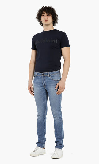 Washed 5-Pocket Jeans