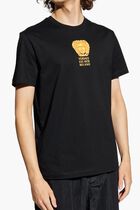 T SHIRT COMPACT COTTON JERSEY FABRIC HALL OF STATUES MEDUSA PRINT