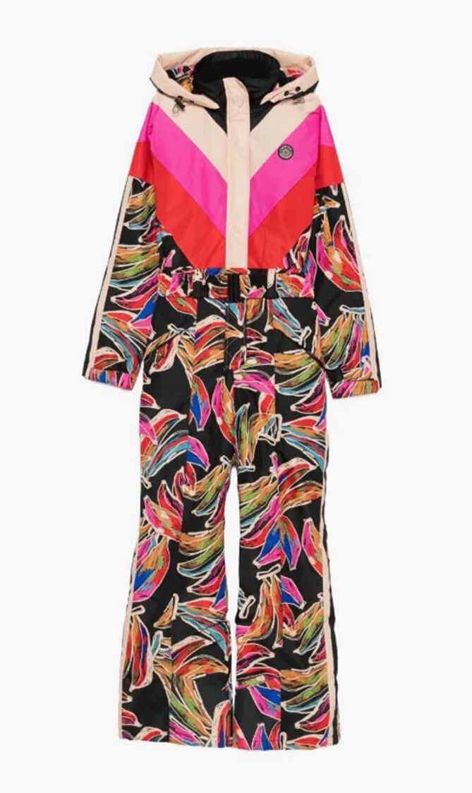 Artsy Banana Print Ski Suit