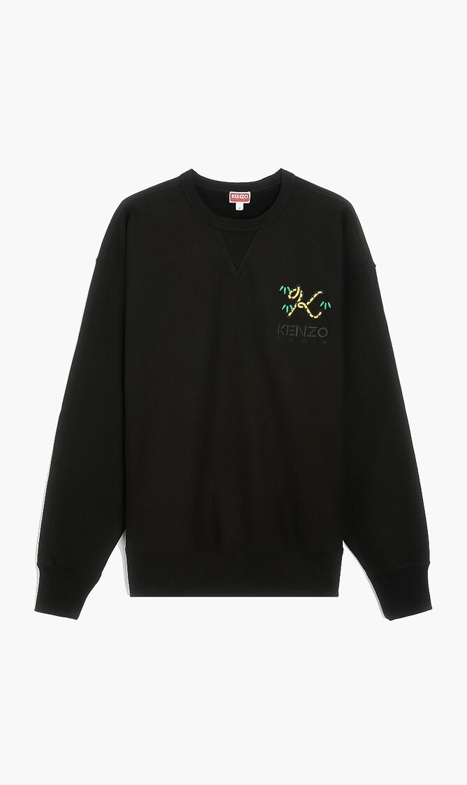 Crest Logo Oversize Sweatshirt