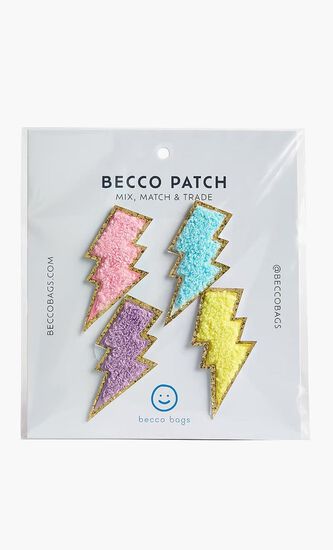 FOUR LIGHTNING BOLTS PATCH PACK