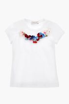 T SHIRT CON FIORI E FRUTT