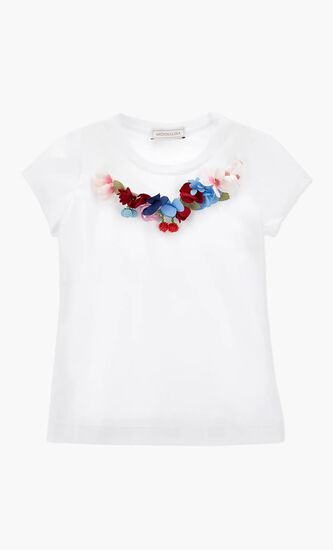 T SHIRT CON FIORI E FRUTT