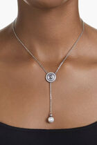 SJC SWAN-NECKLACE PRL GRYRHS