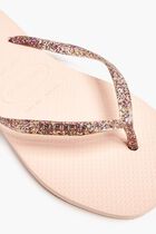 Slim Square Logo Flip Flops Slim Square Logo Flip Flops