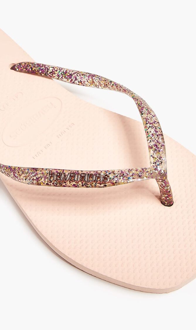 Slim Square Logo Flip Flops Slim Square Logo Flip Flops