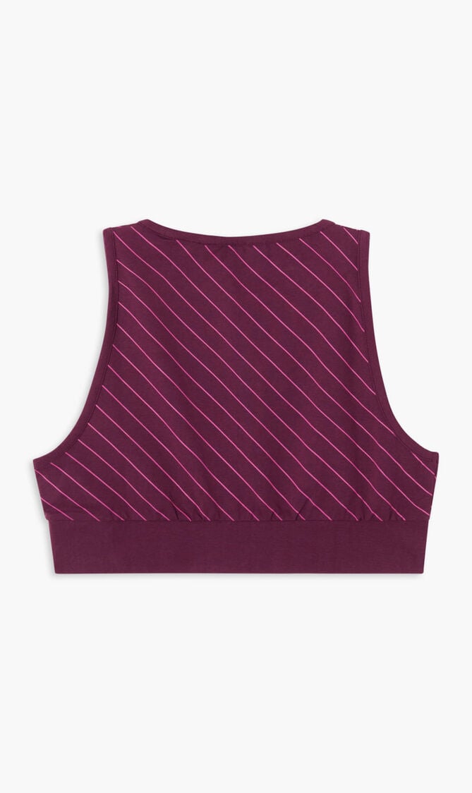 Vintage Karla Retro 80s Pinstripe Bra Top Vintage Karla Retro 80s Pinstripe Bra Top