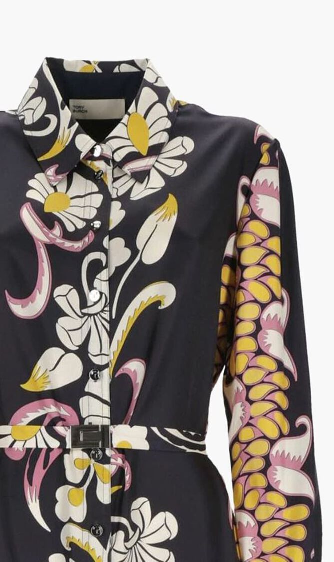 Tropical Shirt Dress