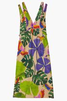 Jungle V Neck Midi Dress