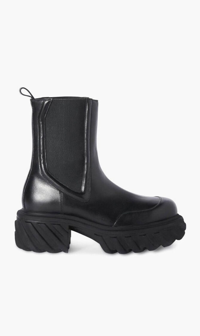 TRACTOR MOTOR CHELSEA BOOT BLACK BLACK