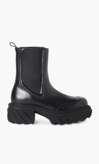 TRACTOR MOTOR CHELSEA BOOT BLACK BLACK