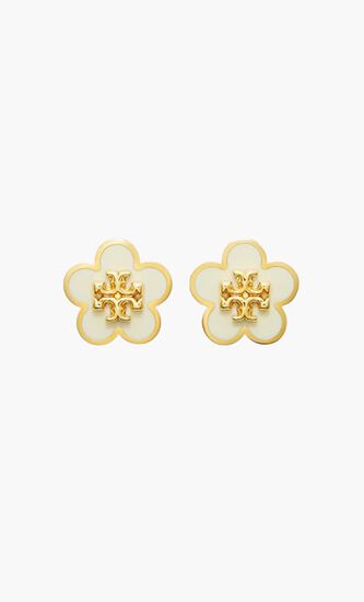Kira Enamel Flower Stud Earring