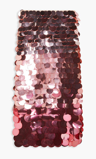 ELVIRA OMBRE CIRCLE SEQUINS MIDI SKIRT
