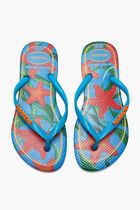 Slim Tropical Flip Flops