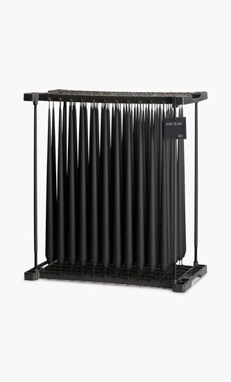 Taper Candles 1Pc, Black Matt