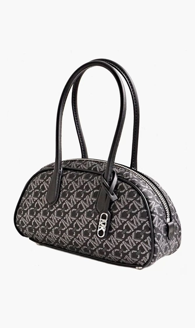 Lulu SM Handle Satchel Metalic Logo