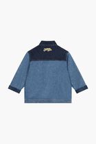 Logo Applique Denim Shirt Jacket