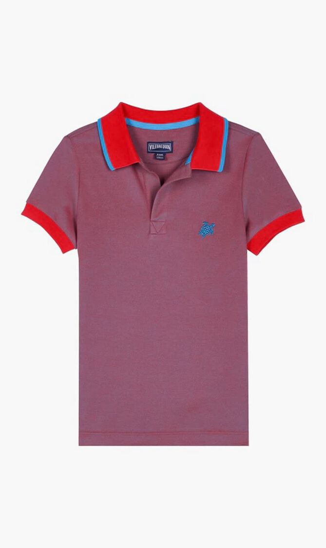Cotton Logo Polo T Shirt