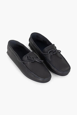 Fred Grained Leather Loafers