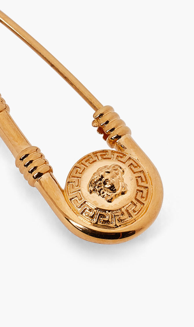 EARRINGS SAFETY PIN DROP