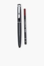 Bold Black Rollerball Pen Ring Top