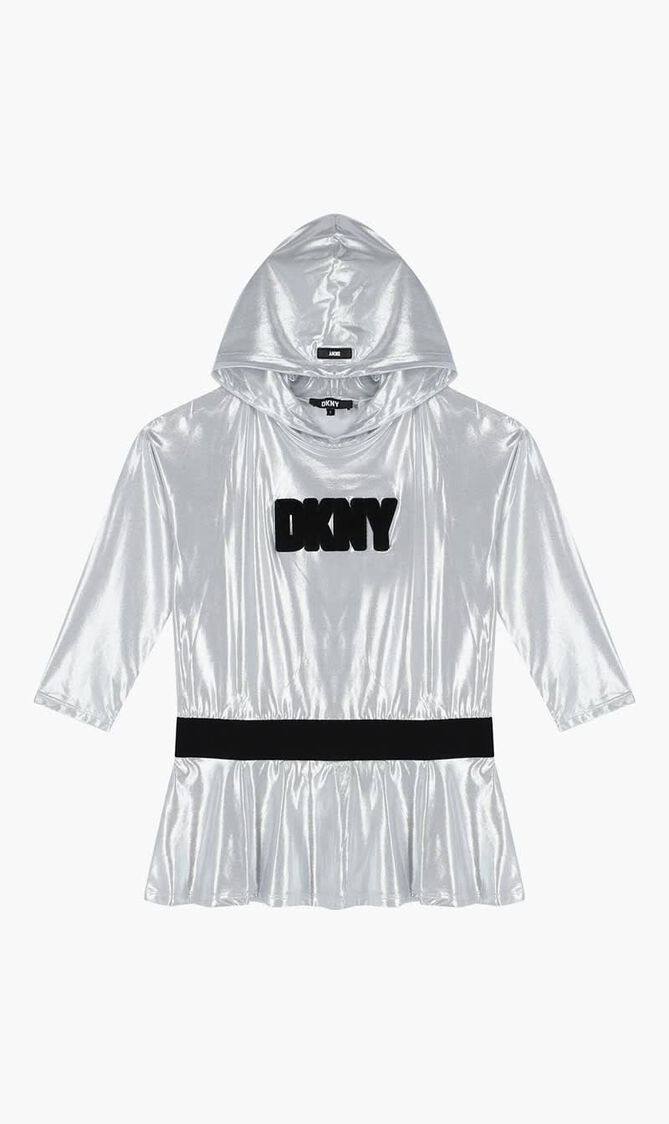Logo Hooded Dress