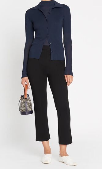 Flared Knit Pants