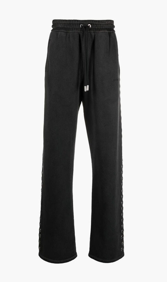 EYELET SWEATPANT BLACK NO COLOR