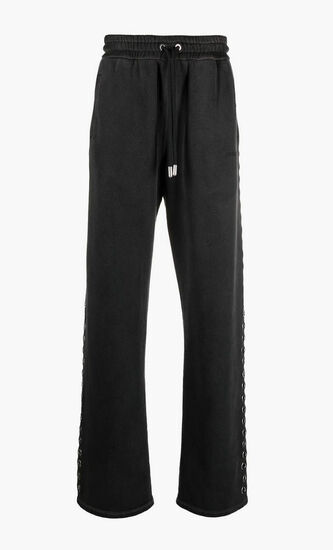 EYELET SWEATPANT BLACK NO COLOR