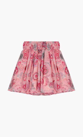 Logo Spiral Skirt