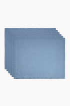 Feliz Placemat Blue Set Of 6