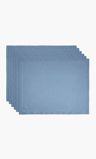 Feliz Placemat Blue Set Of 6