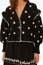 Flowers Knit Cardigan