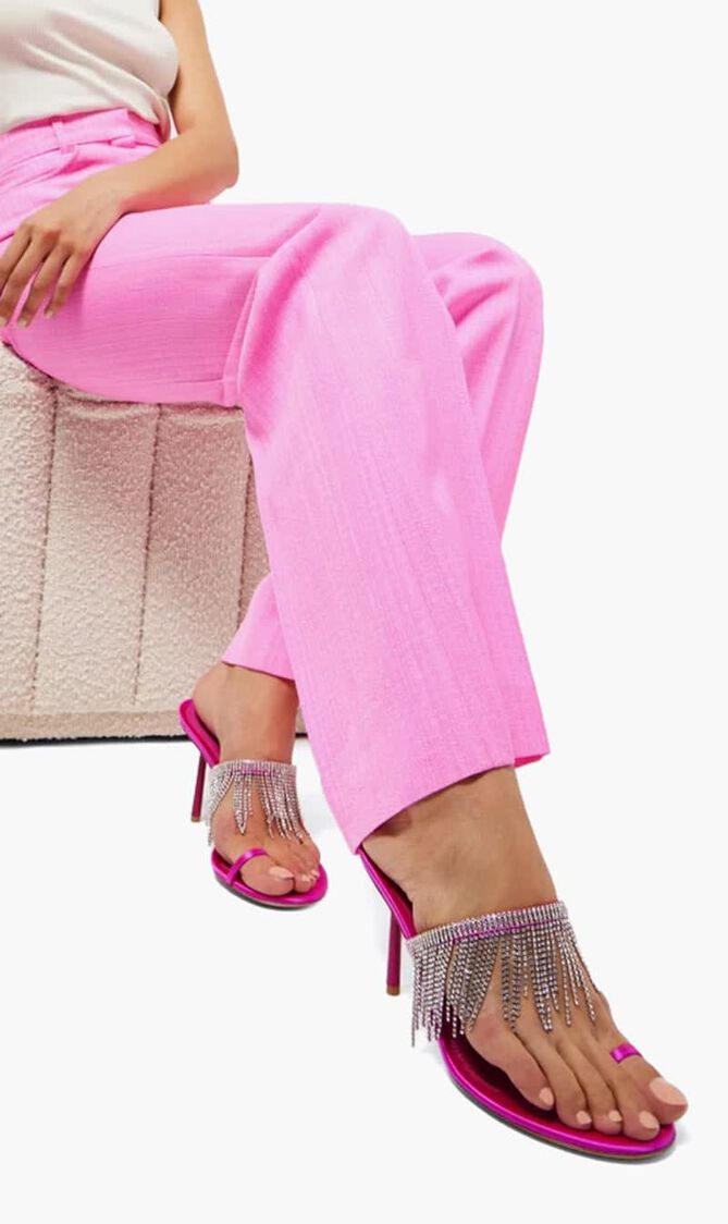 The Jewels 80mm fringed sandals