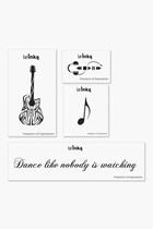 Music Collection Tattoo Bath Accessories