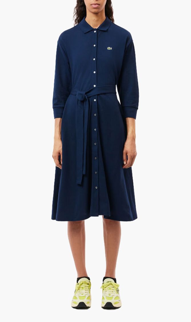 Cotton Pique Polo Dress