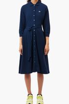 Cotton Pique Polo Dress